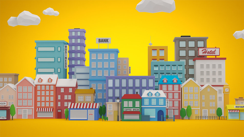 Low Poly Town